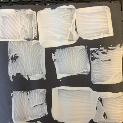EYFS print work